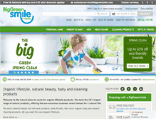 Tablet Screenshot of biggreensmile.com